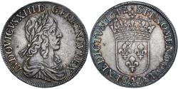 World Coins - Coin, France, Louis XIII, 1/2 Écu, 2ème poinçon de Warin, 1642, Paris, Rare