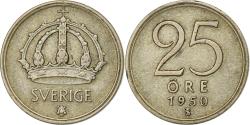 World Coins - Sweden, Gustaf V, 25 Öre, 1950, Silver, , KM:816