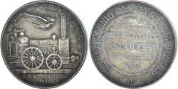 World Coins - France, Medal, Liquidation de la Compagnie des Chemins de Fer de l'Ouest, 1909