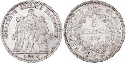 World Coins - France, 5 Francs, Hercule, 1874, Paris, Silver, , Gadoury:745a