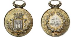 World Coins - France, Medal, Grand concours musical - Château-Thierry, 1883, Silver