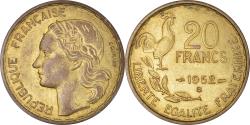 World Coins - Coin, France, Guiraud, 20 Francs, 1952, Beaumont - Le Roger,