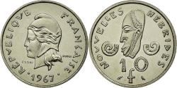 World Coins - Coin, New Hebrides, 10 Francs, 1967, Paris, , Nickel, Lecompte:28