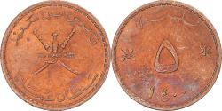 World Coins - Coin, Oman, 5 Baisa, 1400