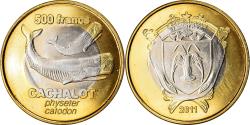World Coins - France, 500 Francs, Cachalot, 2011, Iles Saint-Paul et Nouvelle Amsterdam