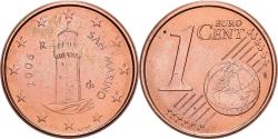 World Coins - San Marino, Euro Cent, BU, 2006, Rome, Copper Plated Steel, , KM:440