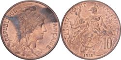 World Coins - France, 10 Centimes, Dupuis, 1915, Paris, Bronze, , Gadoury:277