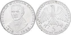 World Coins - Federal Republic of Germany, 5 Mark, 1968, Hamburg, Silver,
