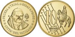 World Coins - Vatican, Medal, 10 C, Essai-Trial Benoit XVI, 2008, Brass,