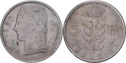 World Coins - Belgium, 5 Francs, 5 Frank, 1967, Copper-nickel, , KM:134.1