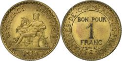 World Coins - France, 1 Franc, Chambre de commerce, 1920, Paris, Cupro-Aluminium,