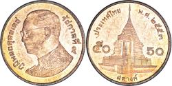 World Coins - Coin, Thailand, 50 Satang, 2010