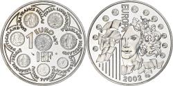 World Coins - France, Europa, 1 1/2 Euro, 2002, Monnaie de Paris, BE, , Silver