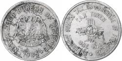 World Coins - Mexico, Token, 1 Mill, 1935, Aluminum, Emergency School Tax,