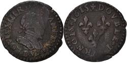 World Coins - Coin, France, Louis XIII, Double tournois, buste enfantin, Double Tournois