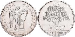 World Coins - France, 100 Francs, Droits de l'Homme, 1989, Paris, Silver,