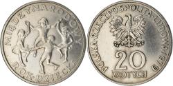World Coins - Coin, Poland, 20 Zlotych, 1979, année internationale des enfants,