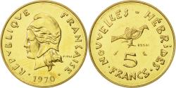 World Coins - Coin, New Hebrides, 5 Francs, 1970, Paris, , Bronze-Aluminium-Nickel