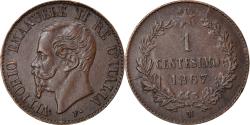 World Coins - Coin, Italy, Vittorio Emanuele II, Centesimo, 1867, Milan, , Copper
