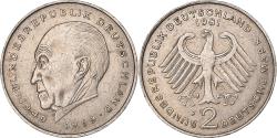 World Coins - Federal Republic of Germany, 2 Mark, 1981, Stuttgart, Copper-Nickel Clad Nickel