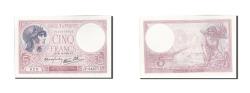 World Coins - Banknote, France, 5 Francs, 5 F 1917-1940 ''Violet'', 1939, 1939-10-26