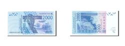 World Coins - Banknote, West African States, 2000 Francs, 2003, 2003, KM:116Aa, UNC(65-70)