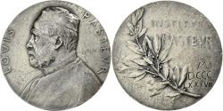 World Coins - France, Medal, Institut Pasteur, 1888, Silver, Roty,