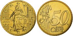 World Coins - France, 50 Euro Cent, BU, 2003, MDP, Nordic gold, , KM:1287