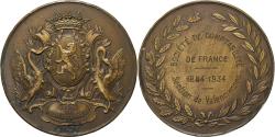 World Coins - France, Medal, 1934, Valenciennes, Bronze, E.LEMOINE. GR.,