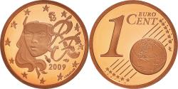World Coins - France, Euro Cent, 2009, Paris, Proof / BE, , Copper Plated Steel