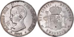 World Coins - Coin, Spain, Alfonso XIII, 5 Pesetas, 1888, Madrid, , Silver, KM:689