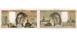 World Coins - France, 500 Francs, Pascal, 1970-01-08, G.17, VF(30-35)