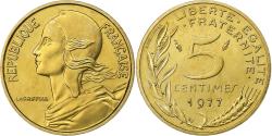 World Coins - France, 5 Centimes, Marianne, 1977, Paris, Aluminum-Bronze, , KM:933