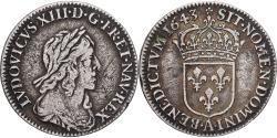 World Coins - France, Louis XIII,10 Sols, 1/12 Écu, 2e poinçon de Warin, buste