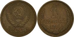 World Coins - Coin, Russia, Kopek, 1968, Saint-Petersburg, , Brass, KM:126a