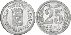 World Coins - France, Chambre de commerce d'Evreux, 25 Centimes, 1921, , Aluminium