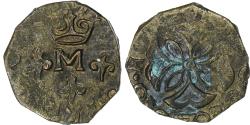 World Coins - Principality of Orange, Frédéric-Henri de Nassau, Liard à l'M, copper