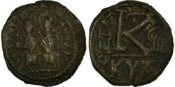 Ancient Coins - Coin, Justin II, Half Follis, 572-573, Kyzikos, , Copper, Sear:373