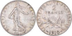 World Coins - Coin, France, Semeuse, 2 Francs, 1910, Paris, , Silver, KM:845.1