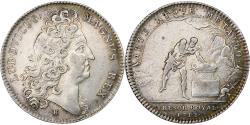 World Coins - France, Token, Louis XIV, Trésor Royal, 1712, Silver, , Feuardent:1991