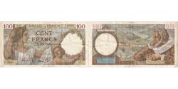 World Coins - France, 100 Francs, Sully, 1942, C.30250 325, AU(55-58), Fayette:26.52, KM:94