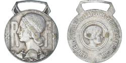 World Coins - France, Oeuvre des Pupilles des Sapeurs-Pompiers, Medal, Very Good Quality