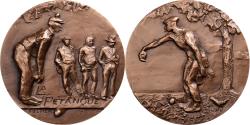World Coins - France, Medal, La Pétanque, 1978, Bronze, Peltier,