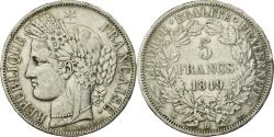 World Coins - Coin, France, Cérès, 5 Francs, 1849, Strasbourg, , Silver, KM:761.2
