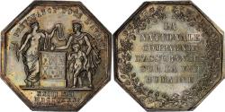 World Coins - France, Token, Assurances la Nationale Vie, 1830, Silver, Desnoyers,