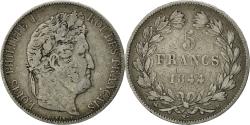 World Coins - Coin, France, Louis-Philippe, 5 Francs, 1844, Rouen, , Silver