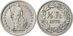 World Coins - Switzerland, 1/2 Franc, 1970, Bern, Copper-nickel, , KM:23a.1