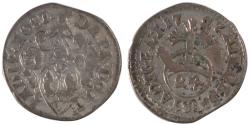 World Coins - Coin, German States, WURZBURG, Christoph Franz, 1/84 Gulden, K, 1727, F