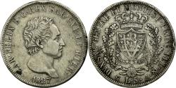 World Coins - Coin, ITALIAN STATES, SARDINIA, Carlo Felice, 5 Lire, 1827, Genoa,