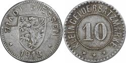 World Coins - Germany, Stadt Giessen, 10 Pfennig, 1918, , Iron